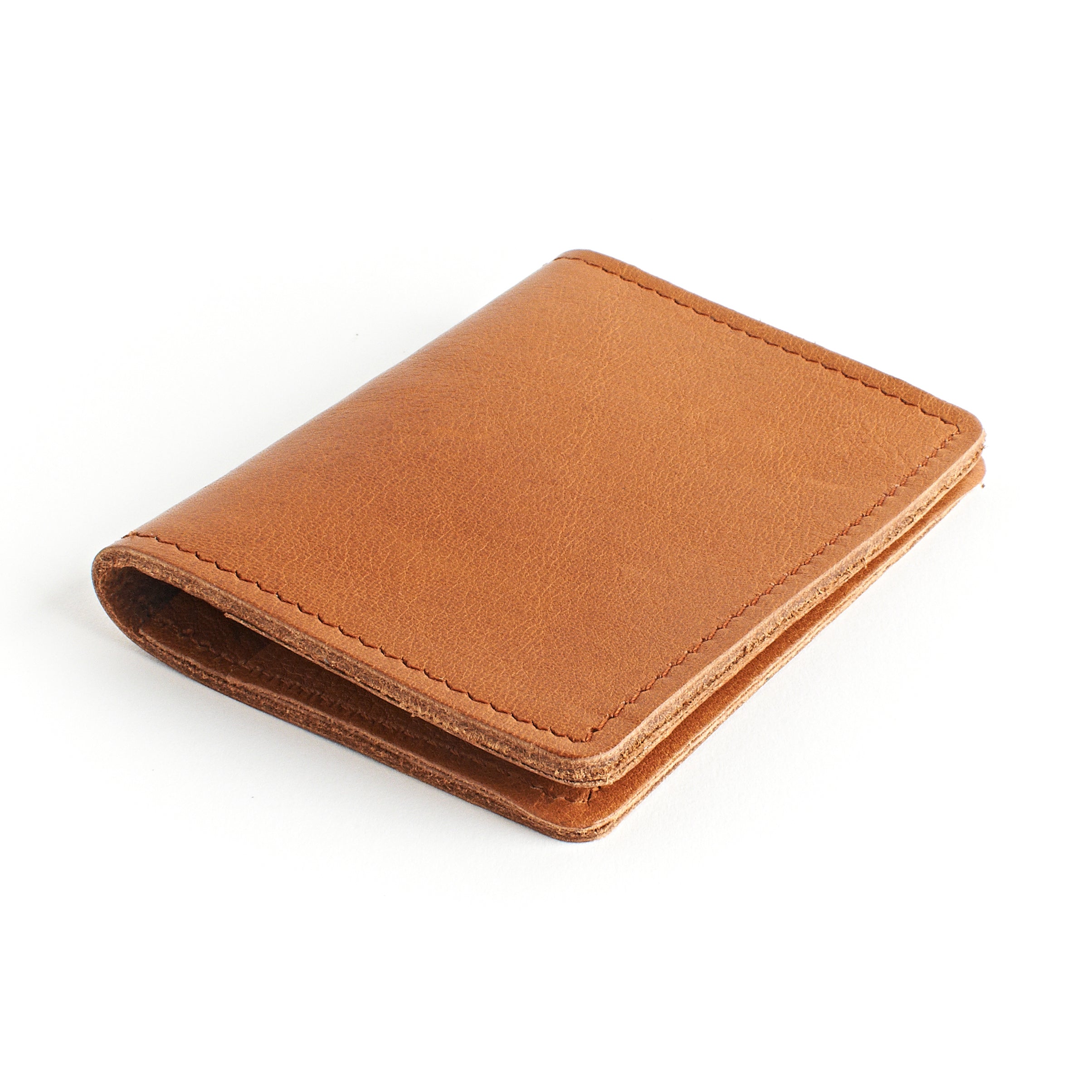 Tan Slim Leather Wallet 