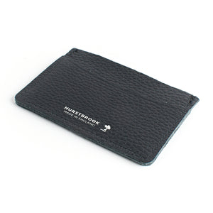 Pebble Black Leather Card Holder Wallet  