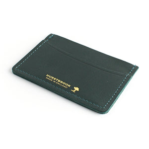 Green Leather Card Holder Wallet  