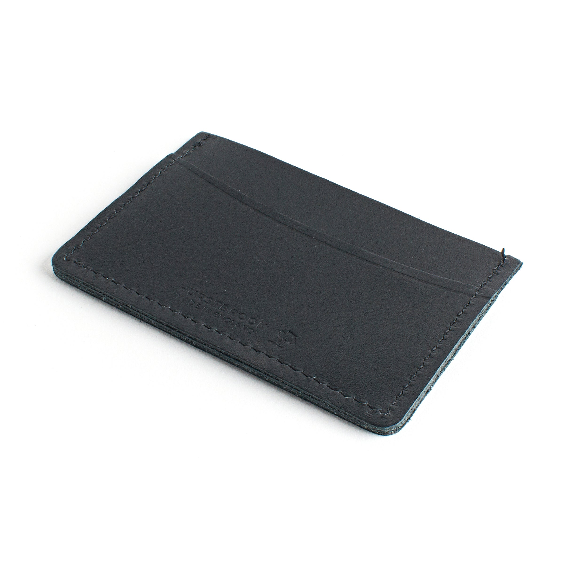 Black Leather Card Holder Wallet  