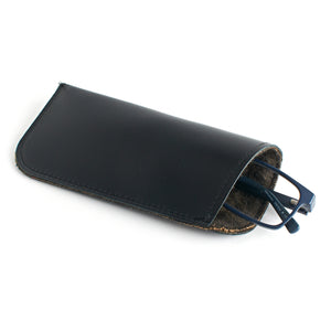 Black Leather Glasses Case