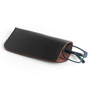 Brown Leather Glasses Case 