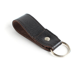 Brown Leather Keyring