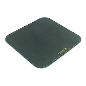 Olive Green Leather Mouse Mat 