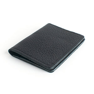 Pebble Black Slim Leather Wallet